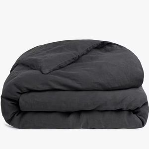 Parachute - Linen Duvet Cover - King / Coal